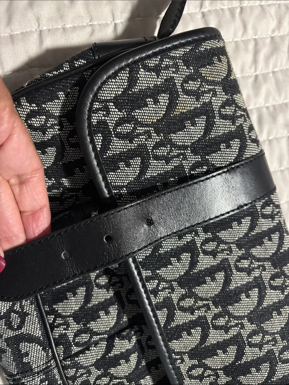 Christian DIOR Vintage Trotter Shoulder Bag